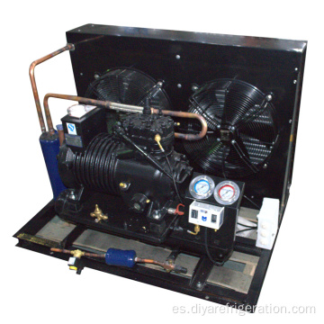Unidad de condensador refrigerado por aire de dos ventiladores semicerrados